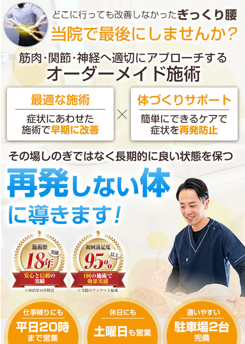 TOP：ぎっくり腰